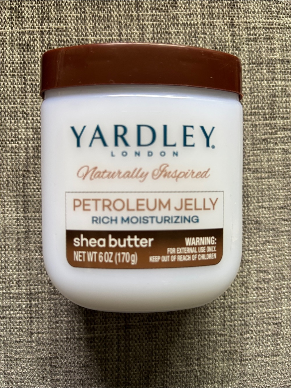New Yardley London Petroleum Jelly with Shea Butter - White & Brown Jar